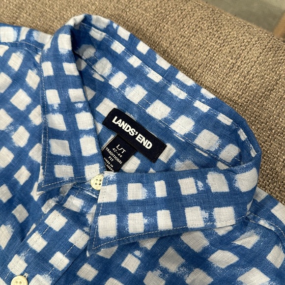 Lamdsend blue button down shirt - Picture 2 of 3